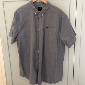 RVCA short sleeve denim button down